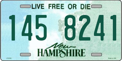 NH license plate 1458241