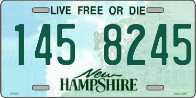NH license plate 1458245