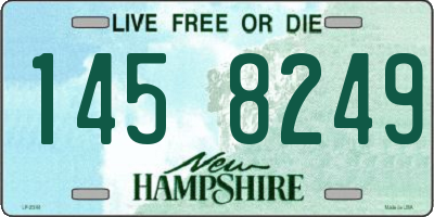 NH license plate 1458249