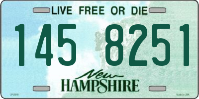 NH license plate 1458251