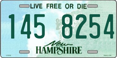 NH license plate 1458254