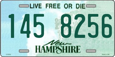 NH license plate 1458256