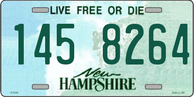 NH license plate 1458264