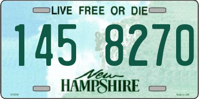 NH license plate 1458270