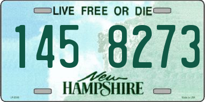 NH license plate 1458273