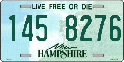 NH license plate 1458276