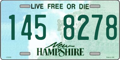 NH license plate 1458278