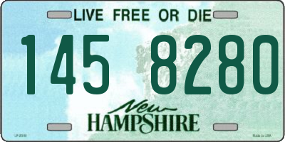 NH license plate 1458280