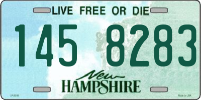 NH license plate 1458283