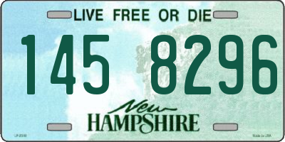 NH license plate 1458296