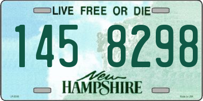 NH license plate 1458298