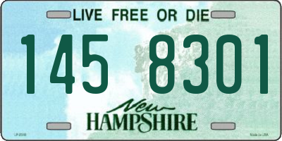 NH license plate 1458301