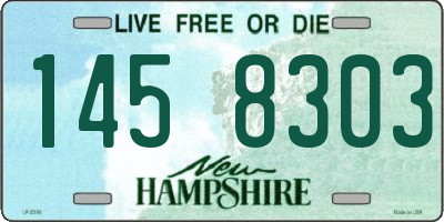 NH license plate 1458303