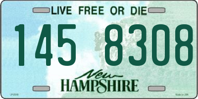 NH license plate 1458308