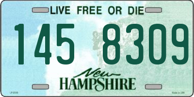 NH license plate 1458309