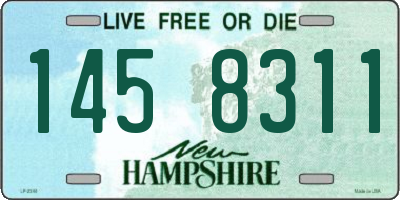 NH license plate 1458311