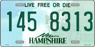 NH license plate 1458313