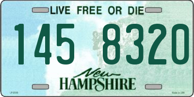 NH license plate 1458320