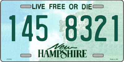 NH license plate 1458321