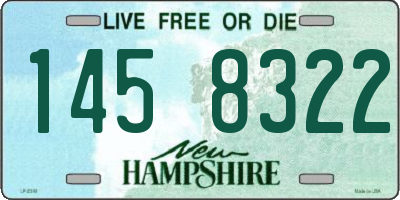 NH license plate 1458322