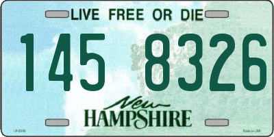 NH license plate 1458326