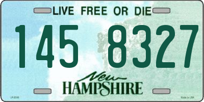 NH license plate 1458327