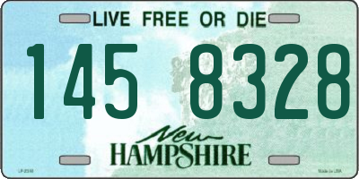 NH license plate 1458328