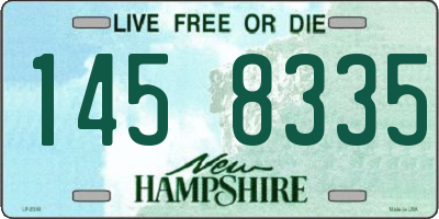 NH license plate 1458335