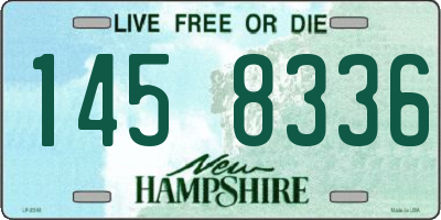 NH license plate 1458336