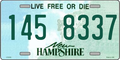 NH license plate 1458337