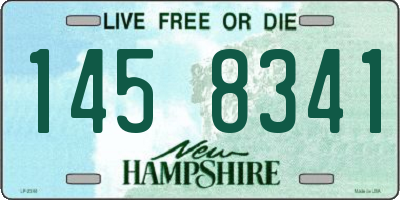 NH license plate 1458341