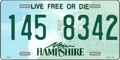 NH license plate 1458342