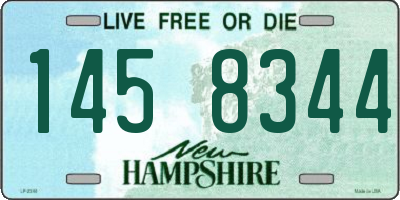 NH license plate 1458344