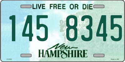 NH license plate 1458345