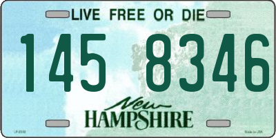 NH license plate 1458346