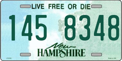 NH license plate 1458348
