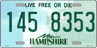 NH license plate 1458353