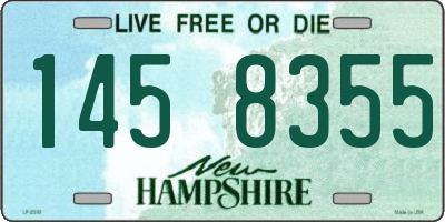 NH license plate 1458355