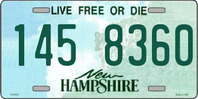 NH license plate 1458360