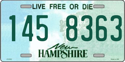 NH license plate 1458363