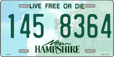 NH license plate 1458364