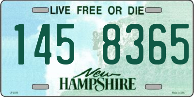 NH license plate 1458365