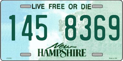 NH license plate 1458369