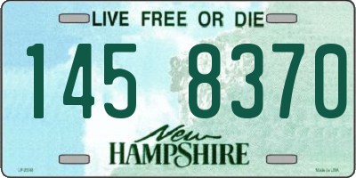 NH license plate 1458370