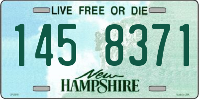 NH license plate 1458371