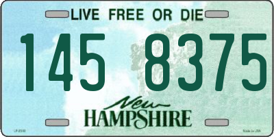 NH license plate 1458375