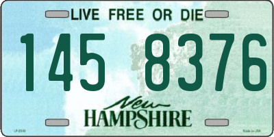NH license plate 1458376