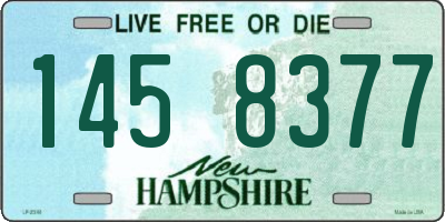NH license plate 1458377