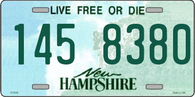 NH license plate 1458380