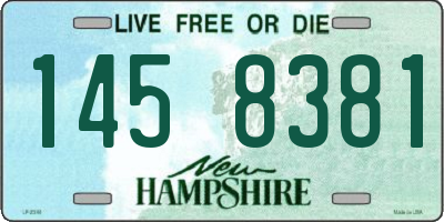 NH license plate 1458381